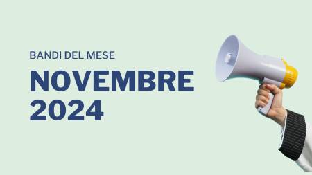 Non perderti i bandi del mese di novembre!