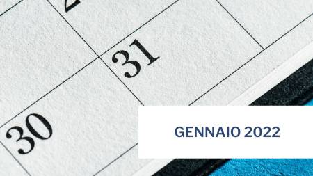 Scadenziario Gennaio 2022